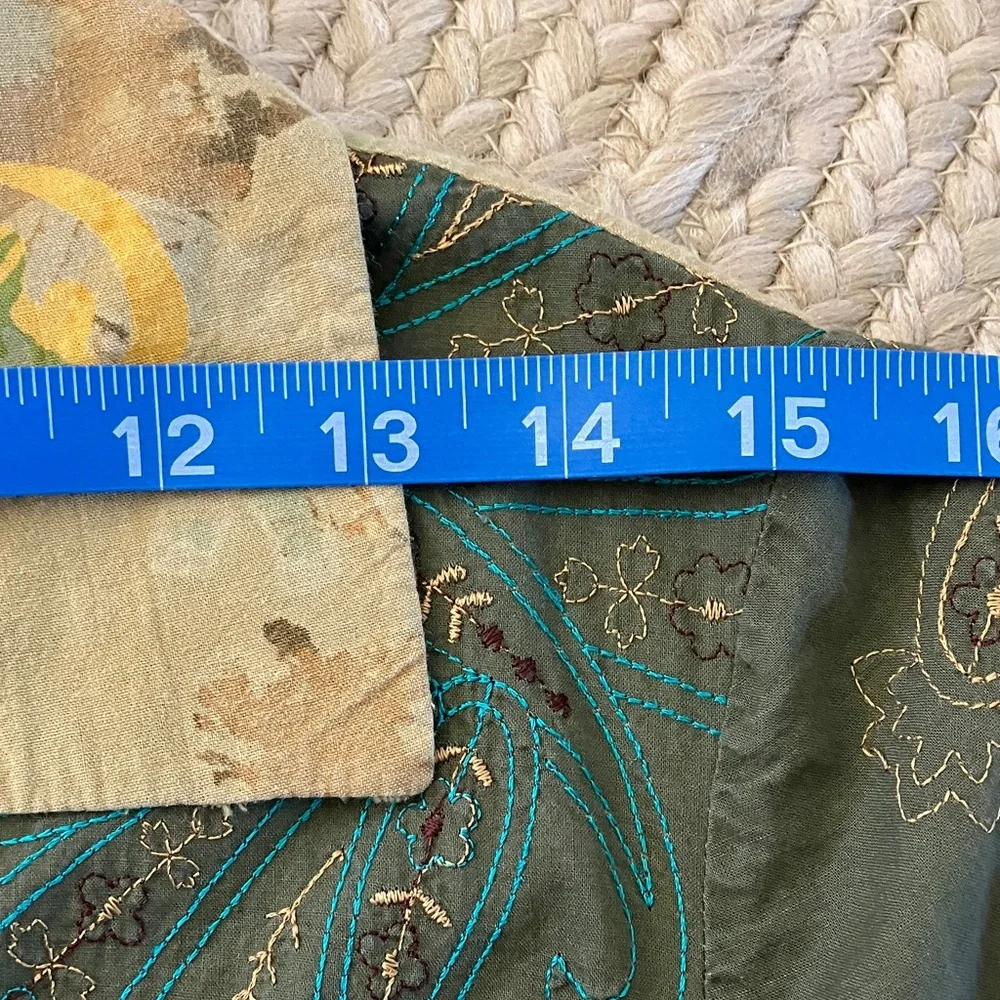 Green and Yellow Midi Dress - Picture 6 of 11